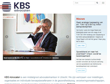 Tablet Screenshot of kbsadvocaten.nl